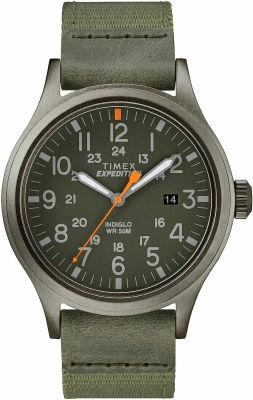 Timex Expedition Scout Mens 40 mm Watch Dark Green
