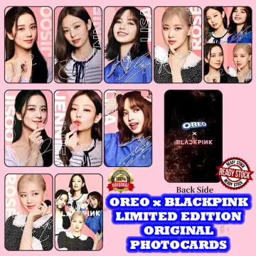 Blackpink Oreo Photocard Jisoo Lisa Rose Jennie Oreo Photo Cards 4 Per Set