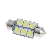 [ขายดี] สีขาว36มม.6-LED 5050 SMDรถยนต์อัตโนมัติหลอดไฟแผ่นเรืองแสงหลอดไฟDC12V