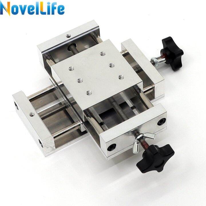 Mini Manual Sliding Table Cnc Linear Rail Module Aluminum Stage Ballscrew Cross Xy Axis Micro