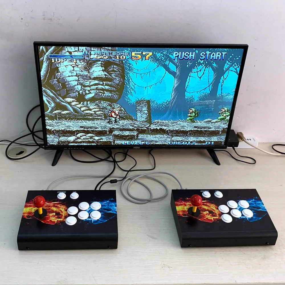 3D Pandoras Box EX2 WIFI 10888 in 1 Support 4 Players Moonlight Iron  Separate Style Arcade Lights Buttons Video Game Console Gamepad 2 Joystick  | Lazada