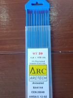 ลวดเชื่อม ทังสเตน ARC-WELD สีแดง WT20 # 2.4x175 MM.(10 เส้น) และ 1.6mm