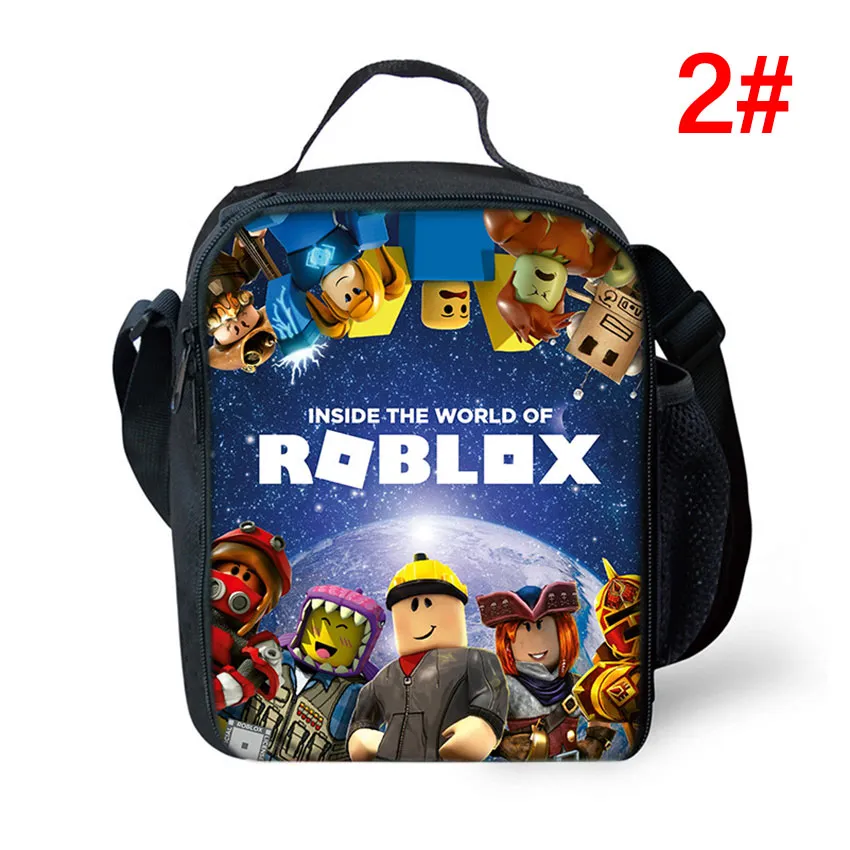 Roblox Theme Lunch Box Portable Multi-functional Lunch Bag With