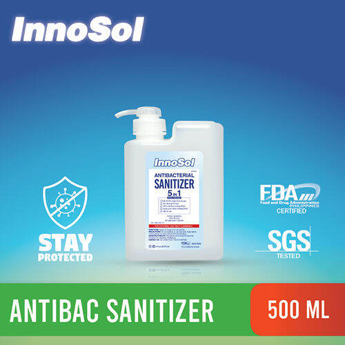 InnoSol Antibacterial Sanitizer Total Protect 5in1 500ml Pump Lazada PH