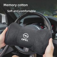 Car Headrest Neck Protection Pillow Plush Warm Cushion For Opel astra j corsa d astra astra k vectra bvectra b insignia vivaro Seat Cushions