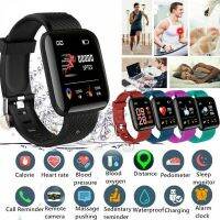 △┅◈ D13 Smart Watches 116 PLUS Color Screen Smart Watch Heart Rate Blood Pressure Waterproof Fitness Tracking Watch Clock Wristwatch