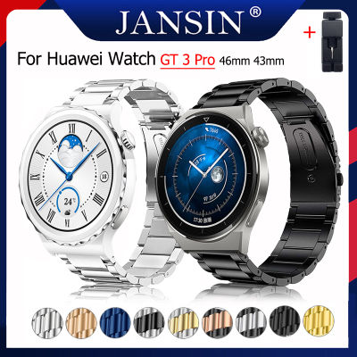 สาย สำหรับ Huawei Watch GT 3 Pro 46mm 43mm สายรัดสแตนเลสของคุณภาพดี สำหรับ Huawei Watch GT 3 Pro ร์ทวอทช์ สายนาฬิกาสำรอง