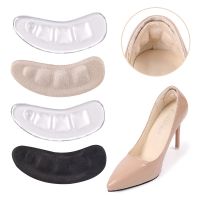 Silicone Heel Pads for Women Non-slip Inserts Liner Self-adhesive Forefoot Gel Insoles Heel Protectors Cushions Relief Heel Pain