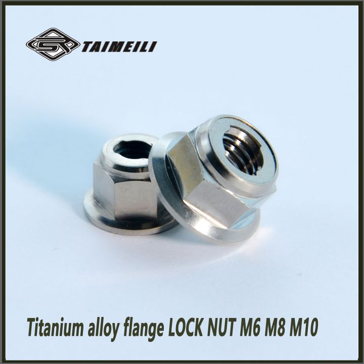 taiemili-1pcs-titanium-alloy-lock-nut-metal-sheet-lock-m6m8m10-bicycle-and-motorcycle-refitting-repair-nails-screws-fasteners