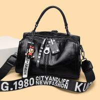 2021 New Fashion Multifunction Women Handbags High Quality Leather Women Shoulder Bags Designer Rivet Female Messenger Tote Bags