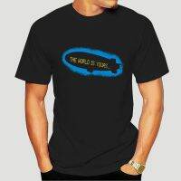 Scarface Movie Themed Retro T Shirt The World Is Yours Al Pacino Tony Montana-2337D  4VMQ