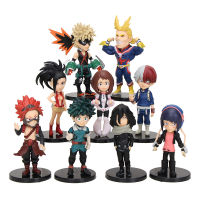 9pcsset My Hero Academia Figure Midoriya Izuku Shouto Todoroki Bakugou Katsuki Kirishima Eijiro Boku No Hero Academia Figure