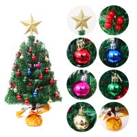 45/60cm Desktop Christmas Tree Decoration LED Lights Ornaments Children Gifts Christmas Tree Scene Layout Christmas Decor 2023