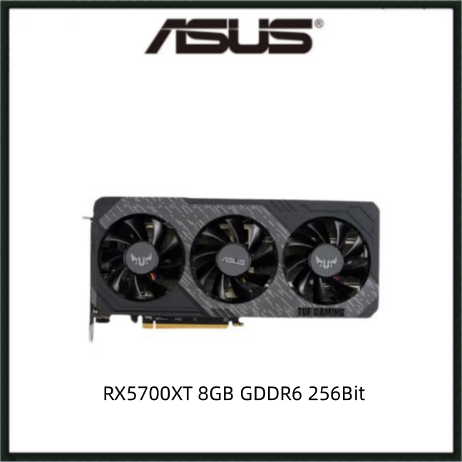 used-asus-tuf-rx5700xt-8gb-gddr6-256bit-rx-5700-xt-gaming-graphics-card-gpu