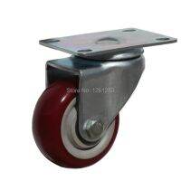 4 Inch PU Bearing Caster Universal Mute Industrial Small Carts Medical Bed Trailer Wheel With Brake