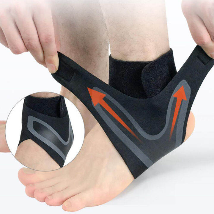 ankle-braces-elastic-orthosis-ankle-fixing-supporter-sport-protector-foot-cuffs-flat-support-football-gym-shin-guards-equipment