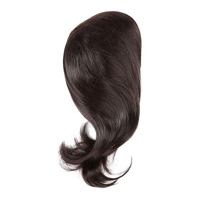 3X Fashion Mens Wig Short Straight High Temperature Silk Synthetic Wig Full Wigs/Artistic Men Brown Black Wigs for Men
