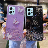 เคสโทรศัพท์ Redmi Note 12 Pro+ 12Pro 5G Redmi 9T ล่าสุด เลื่อมเงาสวยงามพร้อมเพชร Butterfly Trinkets ปลอกซิลิโคนอ่อนเคส Xiaomi Redmi Note 12 pro 12pro+ 5G เหมาะสำหรับสุภาพสตรีเคสโทรศัพท์