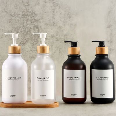 300ml Empty Pump Bottle Soap Dispenser Liquid Storage Container 300ml Portable Bathroom Shampoo Kitchen Dish Refill Shower Gel Hand