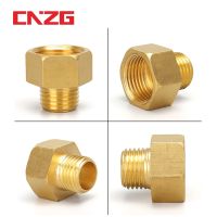 Brass 1/8 1/4 3/8 1/2 3/4 Female to Male Threaded Hex Bushing Reducer Copper Pipe Fitting Water Gas Adapter Coupler Connector