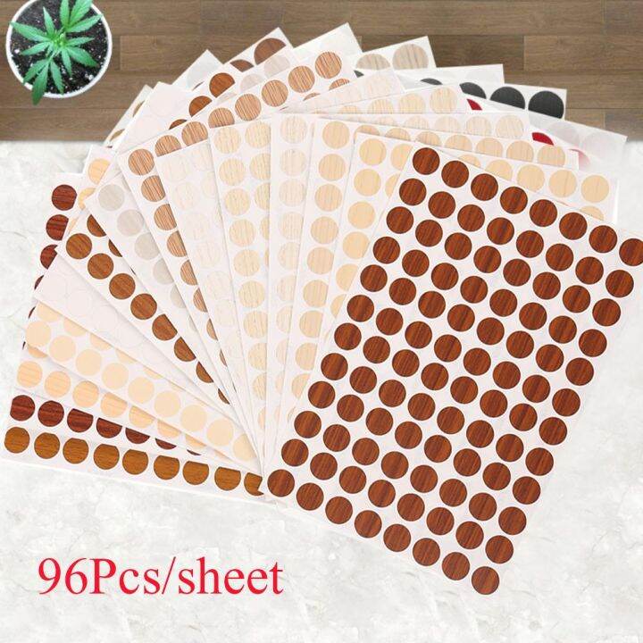 ti9p-96pcs-sheet-ใช้ได้จริง-ภายนอก-เฟอร์นิเจอร์-ฮาร์ดแวร์-ฟิล์มตกแต่ง-สกรูตกแต่ง-ฝาครอบป้องกัน-ครอบคลุมถั่ว