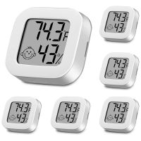 6 Pieces Humidity Gauge Humidity Sensor Indoor Hight Accurate Temperature and Humidity Monitor Fahrenheit