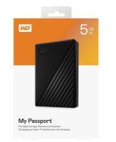 5 TB HDD Ext (ฮาร์ดดิสก์พกพา) WD MY PASSPORT BLACK (WDBPKJ0050BBK) (รับประกัน3ปี)