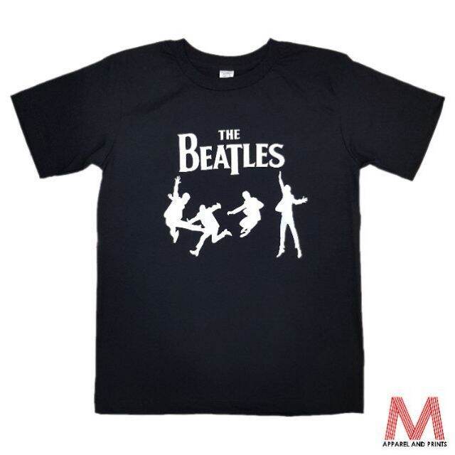 เสื้อยืดโอเวอร์ไซส์ราคาต่ำสุดเสื้อยืดแฟชั่น-ลายวงร็อควง-the-beatles-jump-rockband-p5s-3xls-3xl-gjg8