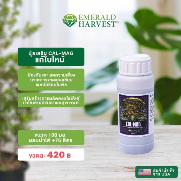 ready-stock-cal-mag-ปุ๋ยธาตุอาหารรอง-แก้ใบไหม้-เพิ่มคลอโรฟิลล์-emerald-harvestมีบริการเก็บเงินปลายทาง