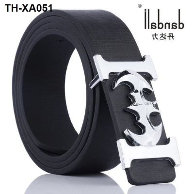 New all-match mens smooth buckle belt student decorative bat 2023 popular