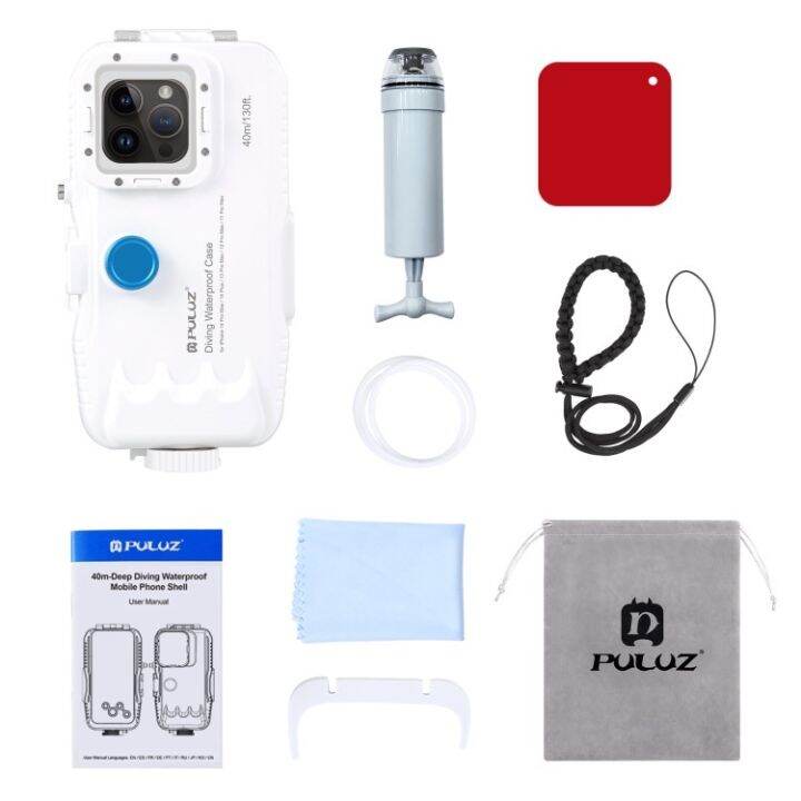 puluz-40m-130ft-phone-14-13-12-11-waterproof-diving-housing-photo-video-taking-underwater-cover-case-for-phone-14-13-12-11-pro-max-14-13-12-11-pro