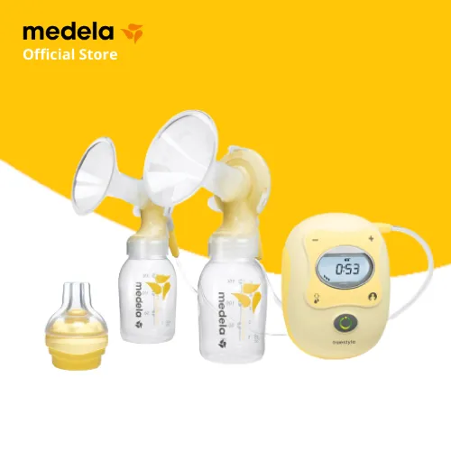 MEDELA Freestyle Double Electric Breast Pump  More Milk, Time Saving, 2-Phase Expression, REchargeable, Portable