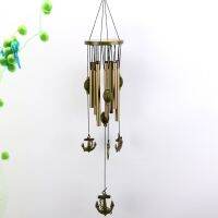 สินค้าใหม่ กระดิ่งลม 8 หลอด โมบายลม รูปสมอเรือ รุ่น FL-G953 Wind Chime ระฆังลม ตกแต่งบ้าน ตกแต่งสวน