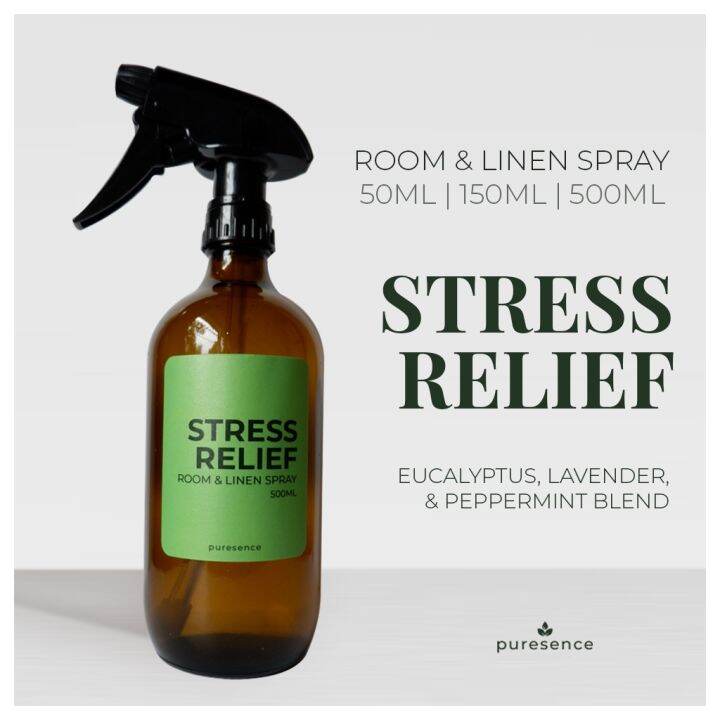 Stress Relief AntiBacterial Room Spray Linen Spray Deodorizer With 100