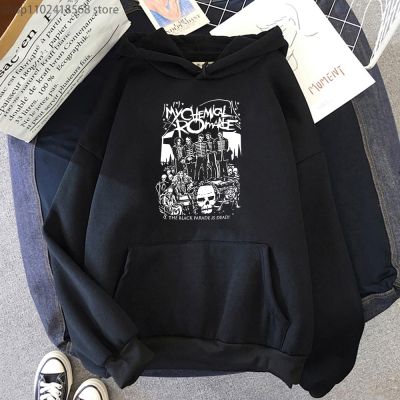 My Chemical Romance Hoodies Woemn Vintage Parade Punk Rock Band Sweatshirts Winter Fashion Tops Gothic Clothing Hip Hop Size XS-4XL