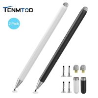 Tenmtoo Stylus Pen for Tablet (2 Pcs)   High Sensitivity Touch Pen for iphone iPad Android Microsoft Tablets Capacitive Pencil Stylus Pens