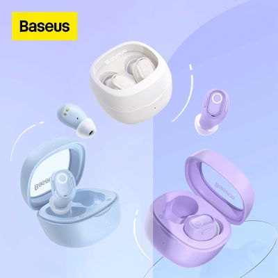 หูฟัง Baseus WM01 หูฟังบลูทูธ หูฟังไร้สาย True Wireless 5.0 TWS หูฟัง เบสหนัก หูฟัง Bluetooth Soundpeats WM02