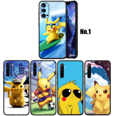 WA12 Cartoon Pikachu อ่อนนุ่ม Fashion ซิลิโคน Trend Phone เคสโทรศัพท์ ปก หรับ OPPO Reno 2 2Z 2F 3 4 4Z 5 5K 6 6Z 7 7Z 8 Pro Plus Lite