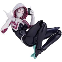 สาวเซ็กซี่ Spider Man Gwen Stacy Action Figure Revoltech Yamaguchi PVC Collection อะนิเมะตัวเลขสำหรับของขวัญเพื่อน Toys888
