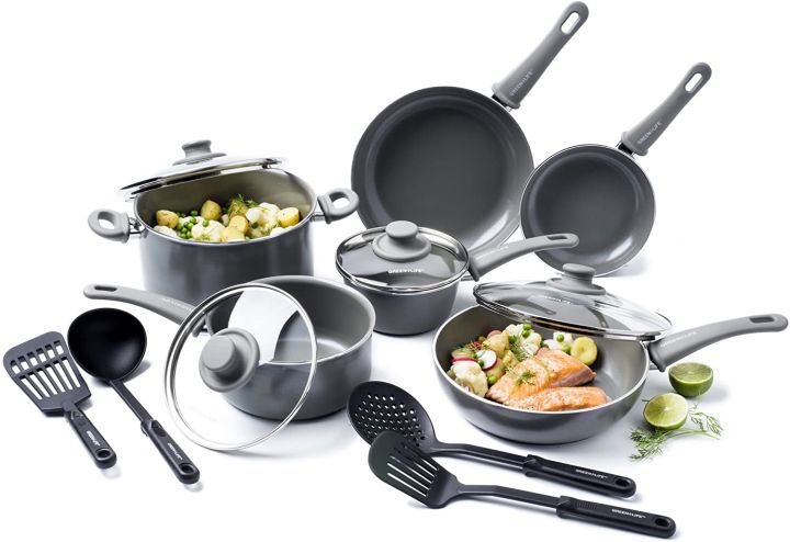 Green Life Diamond Collection Ceramic, Healthy Non-Stick