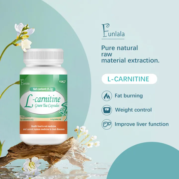FUNLALA LCarnitine & Green Tea Extract 60 Capsules Lazada PH