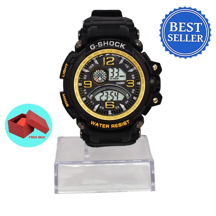 Casio GS002 Sf Black Gold Watch For Men | Lazada PH