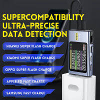 FNB58 Qcpd Trigger Voltmeter Ammeter Tester USB Current และโวลต์มิเตอร์ Tester Type-C Fast Charging Test เครื่องมืออุปกรณ์เสริม