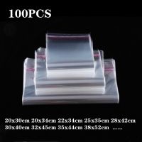 100PC/clear large glass OPP paper bag  self-adhesive sealed jewelry bag for shirt  T-shirt  stationery and gift packaging Gift Wrapping  Bags