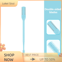 Lokei 1pcs Nose hair CLEANER Double HEAD Nose Trimmer กรรไกรตัดขนจมูก