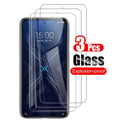 ♀♟ 3Pcs For Xiaomi Black Shark 4 Tempered Glass Screen Protector Guard For Xiaomi Blackshark 4S Pro Shark4 Protective Glass Film 9H