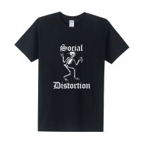 Men Metal Rock Social Distortion T Shirts New Summer O Neck Punk Band T-Shirt Tees Tops Plus Size Xs-3Xl Ot-183