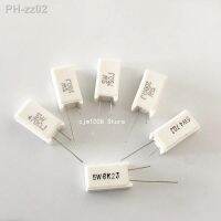 10PCS RX27-5 SQM Vertical Cement Resistor resistance 5W 3.3R 3.6R 3.9R 4R 4.7R 5R 5.1R 5.6R 6.2R 6.8R 7.5R 8R 8.2R 10R