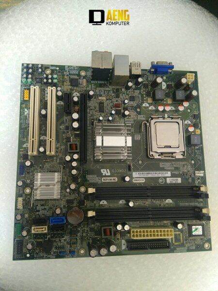 Motherboard Mainboard Mobo Dell Inspiron 530 G33 Sepaket Prosesor Intel ...