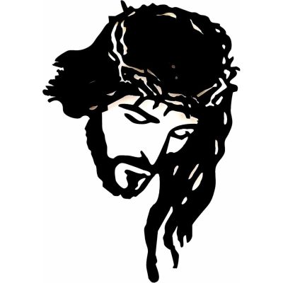 Home Decor Wall Hanging Lord Jesus Christ Metal Wall Decor Sign Metal Wall Art Wrought iron crafts Metal ornaments Pretty Artwork Wall Stickers Metal wall art home office decor